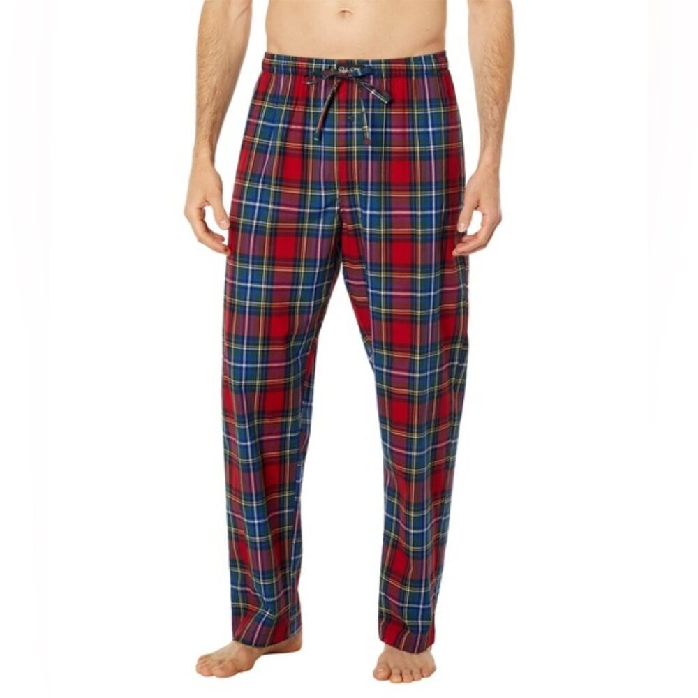 NWT POLO RALPH LAUREN Plaid‎ Sleepwear Relaxed Pajama Pants Lightweight Cotton